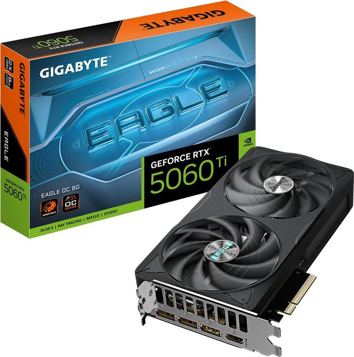 Produktbild Gigabyte GeForce RTX 5060 Ti EAGLE OC 8G (8 GB, GDDR7)