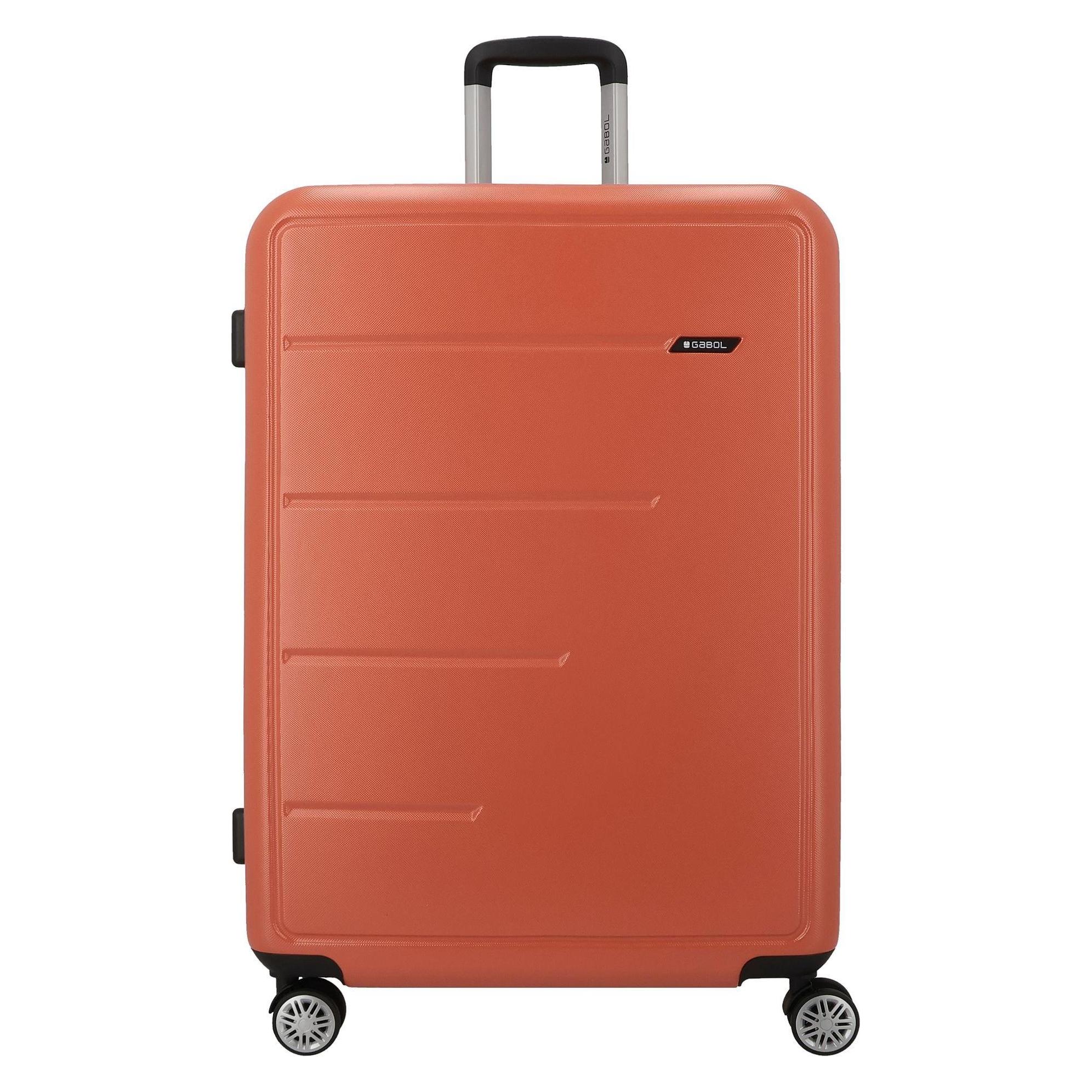 Gabol, Koffer, Future Plus 4 Rollen Trolley 74 Cm Mit Dehnfalte, Rosa, (101 l)