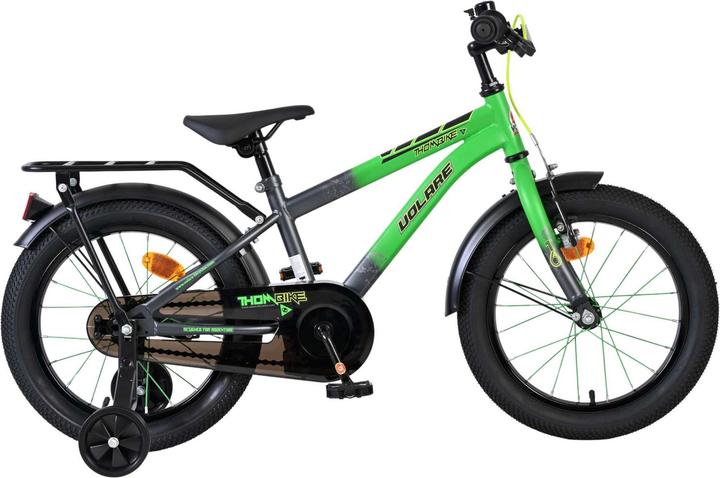 Actual product image Volare - Children's Bicycle 16 - Thombike Green/Grey (61685) (16")