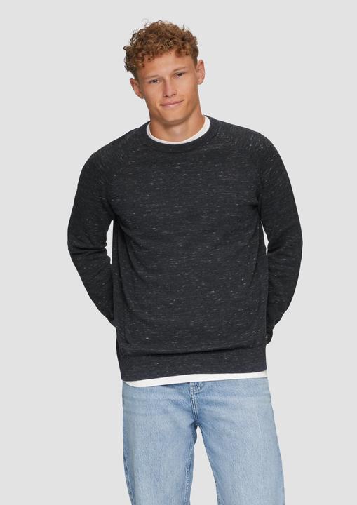 Produktbild s.Oliver Strickpullover Strickpllover aus Melangegarn (L)