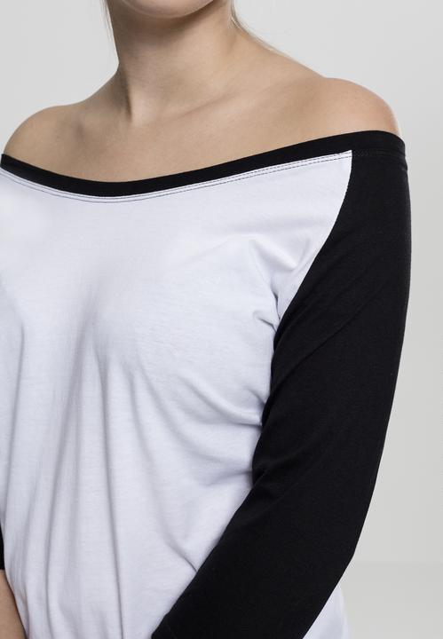 Actual product image Urban Classics Ladies 3/4 Contrast Raglan Tee (XS)