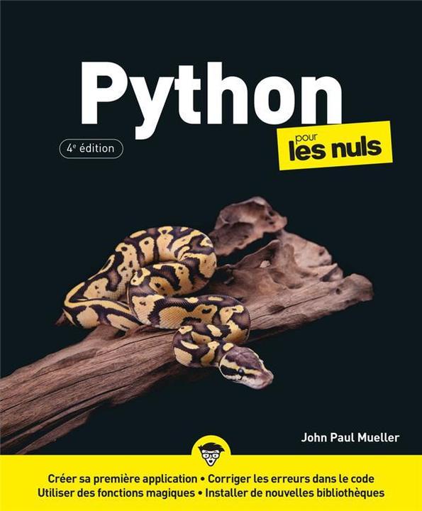 Produktbild Python pour les nuls (Französisch, Mueller John Paul, 2023)