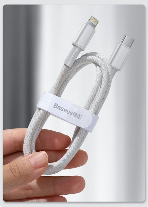 Actual product image Baseus USB C – Lightning (1 m, USB 3.2 Gen 1)