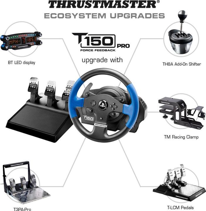 Image du produit Thrustmaster T150 PRO Force Feedback (PC, PS3, PS4, PS5)
