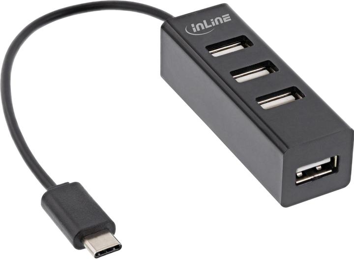 Produktbild InLine USB 2.0 4-Port Hub (USB-A, 4 Ports)