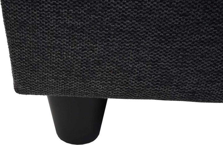 Image du produit Swisshandel24 Coffre de rangement Kriens XXL, banquette Banc, tissu/textile, 45x180x45cm gris foncé (180 cm)