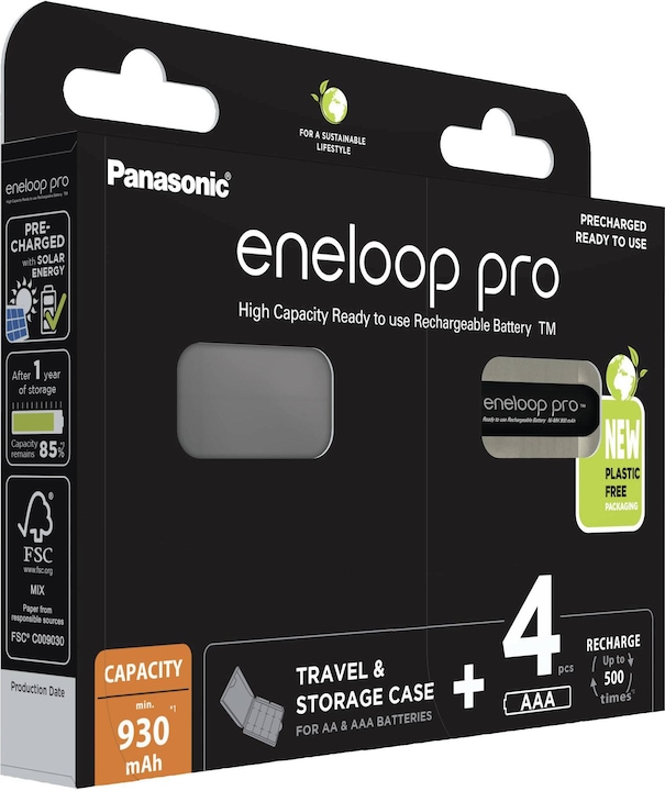 Produktbild Panasonic eneloop pro HR03 Box Micro (4 Stk., AAA, 930 mAh)