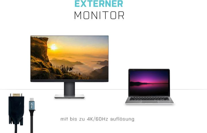 Produktbild i-tec USB Typ C — VGA (USB-C)