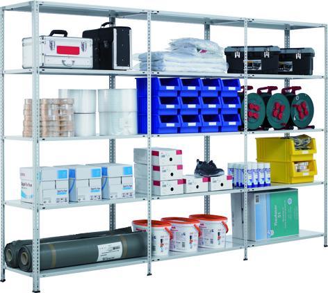 Schulte Lagertechnik Schraubsystem Grundregal MULTIplus150
