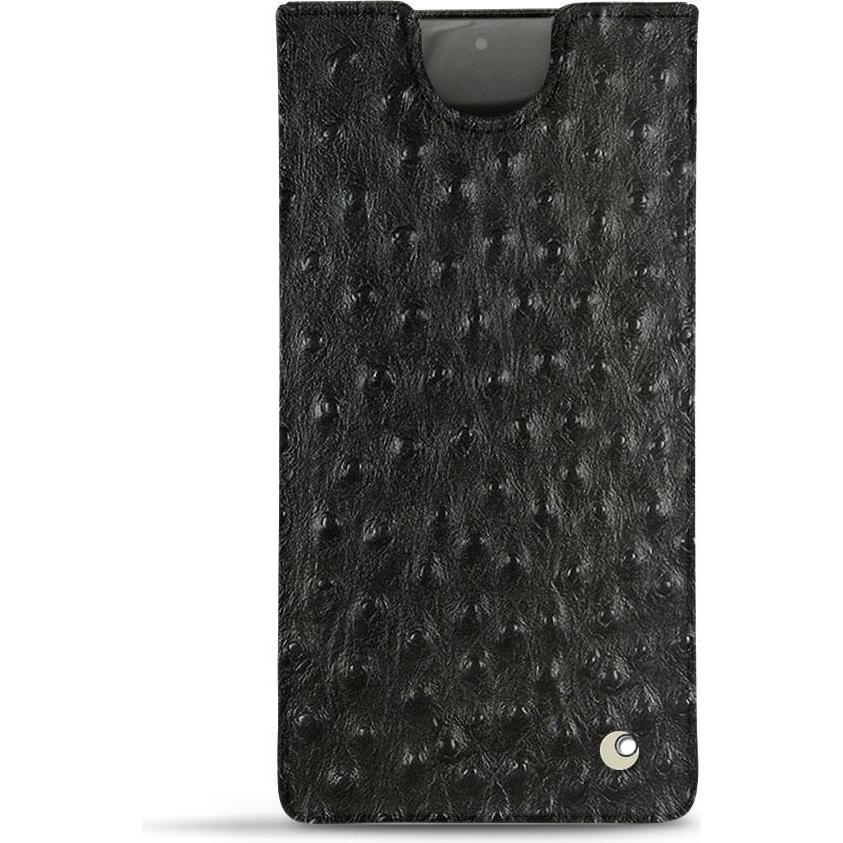 Noreve Lederschutzhülle (Samsung Galaxy Note 10+), Smartphone Hülle, Schwarz