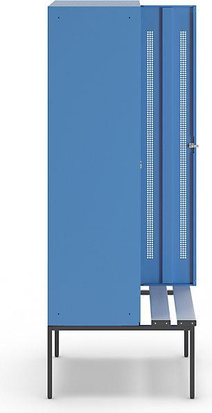 Actual product image Wolf Clothes locker with bench underneath (80 cm, 214 cm)