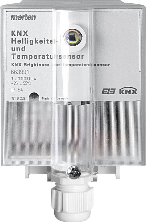 Produktbild Merten KNX Helligkeit/Temp.sensor