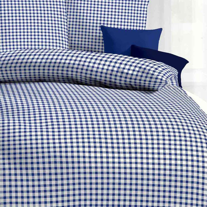Actual product image Kaeppel Beaver bed linen Vichy check blue (Duvet cover, 80x80 cm, 135x200 cm)