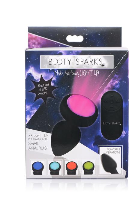 Actual product image XR Brands Silicone Vibrating LED Plug