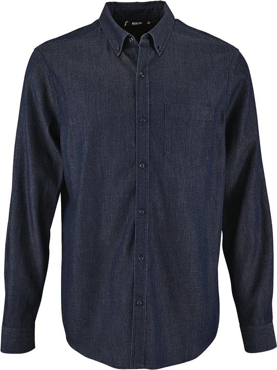 Produktbild Sols Barry Langarm Denim Hemd (XL)
