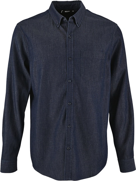 Actual product image Sols Barry long sleeve denim shirt (XL)