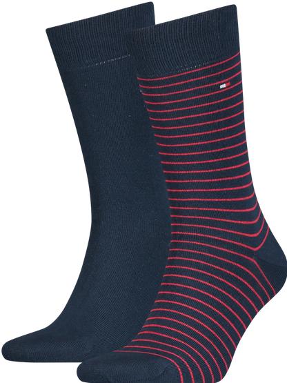 Produktbild Tommy Hilfiger Th Men Small Stripe Sock 2p (2er Pack, 47 - 49)