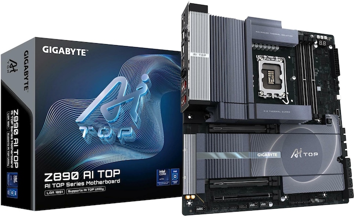 Image du produit Gigabyte Z890 AI TOP (LGA 1851, Intel Z890, E-ATX)