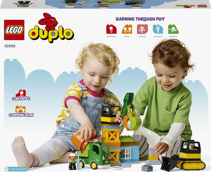 Actual product image LEGO 10990 Construction site with construction vehicles (10990)