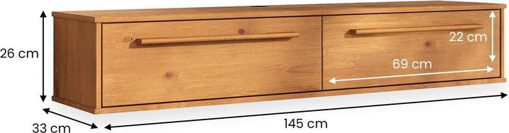 IDIMEX Tecca (145 x 33 x 26 cm)