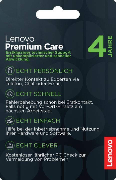 Produktbild Lenovo Premium Care (48 Monate, Vor-Ort, Next Business Day)