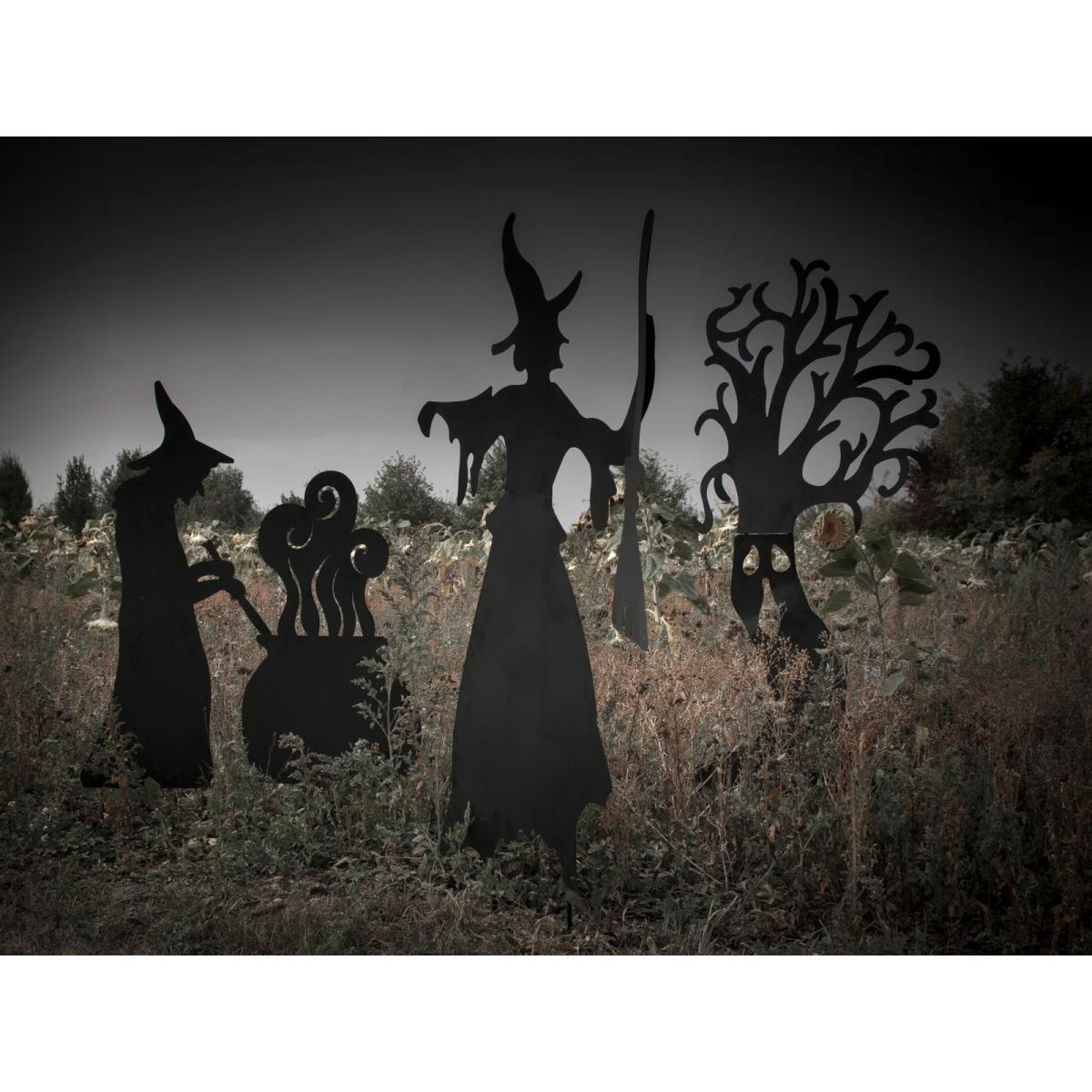 Thumbnail - Europalms Silhouette Metall Hexentopf, 83cm