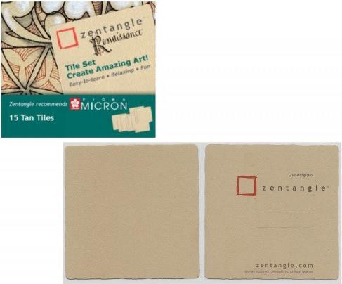 Produktbild Sakura Malkarten Zentangle Renaissance 8.9 x 8.9 cm, 15 Kacheln (8.9 x 8.9 cm)