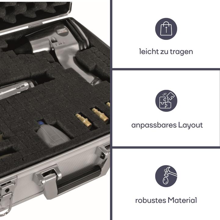 Image du produit Perel 1819-42A Mallette à outils en aluminium
