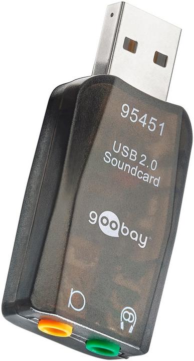 Actual product image Goobay 95451 USB 2.0 sound card (USB 2.0)