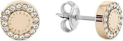 Produktbild Tommy Hilfiger Rose vergoldete Ohrstecker mit Kristallen