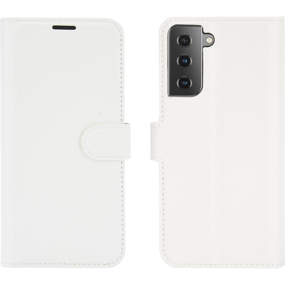 König Design Hülle Handy Schutz für Samsung Galaxy S21 Case Cover Tasche Etuis Bumper Weiss (Samsung Galaxy S21+), Smart...