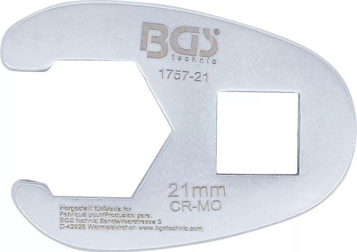 Immagine prodotto BGS Chiave a zampa di gallo 12,5 mm (1/2") 21 mm (21 mm)