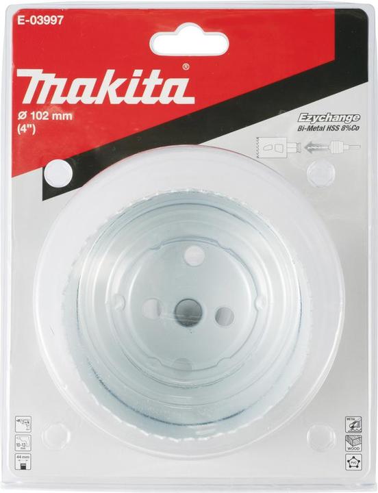 Actual product image Makita EZYCHANGE BIM hole saw E-03997 (102 mm)