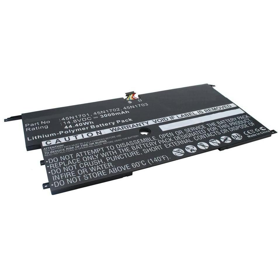 CoreParts Laptop-Batterie Lithium-Polymer 3000 mAh 44.4 Wh (2 Zellen, 3000 mAh), Notebook Akku, Schwarz
