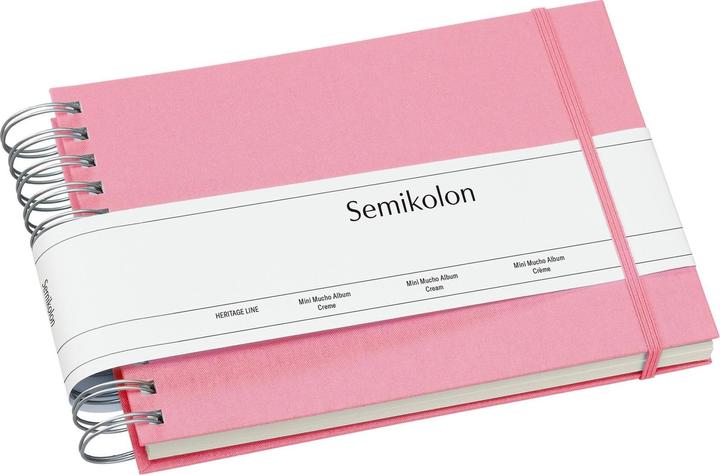 Image du produit Semikolon Album photo Mini Mucho Rosa. Pages de couleur crème (9 x 13 cm)