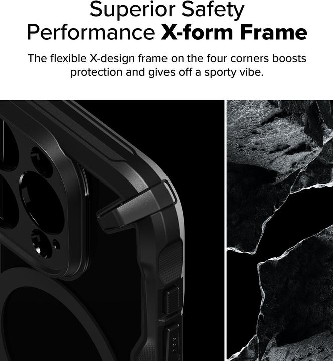 Actual product image Ringke Case for iPhone 16 Pro FUSION X MAGNETIC BLACK (Apple iPhone 16 Pro)