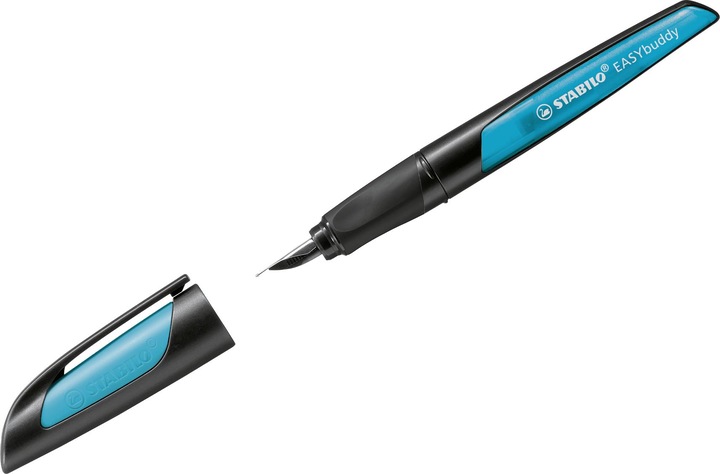Produktbild STABILO EASYbuddy Schulfüller mit Standard-Feder (Schwarz/Blau, 1 x)