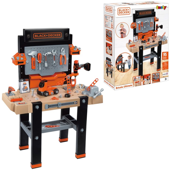Produktbild Smoby Black & Decker Werkbank Super Center