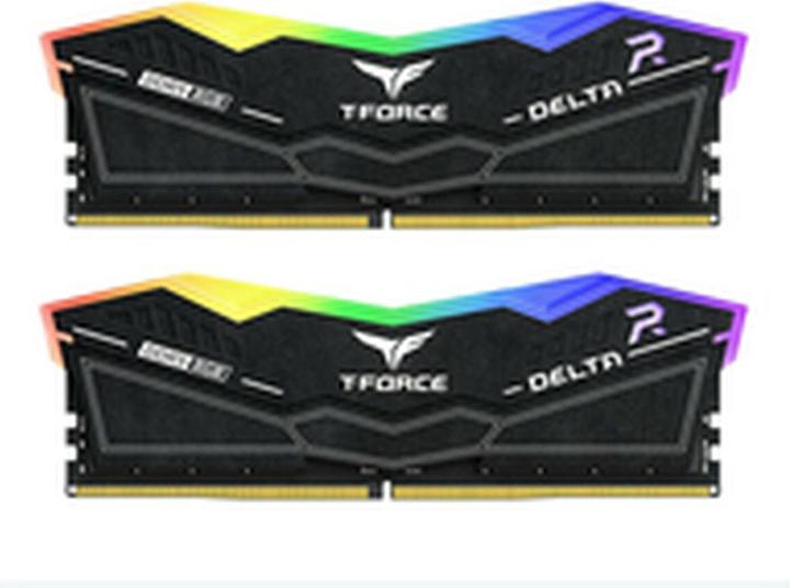 Immagine prodotto Team Group T-Force Delta RGB DDR5-6400 - 32GB - CL32 - Doppio canale (2 pezzi) - Intel XMP - Sort med RGB (2 x 16GB, 6400 MHz, RAM DDR5, DIMM)