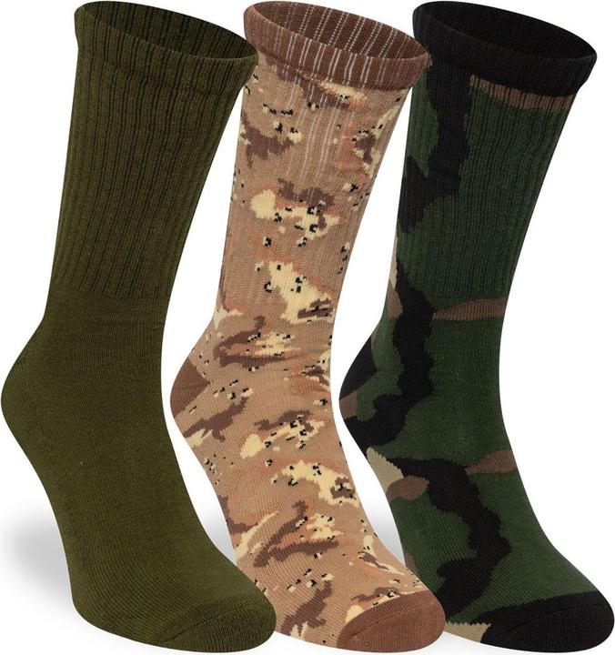 Immagine prodotto New Era Unisex Socken - CAMO CREW 3er Pack multi - 43-46 (43 - 46)