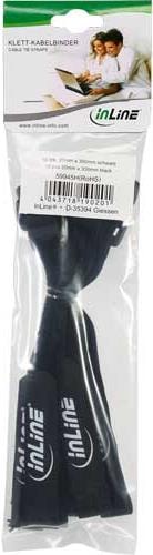 Actual product image InLine Cable Tie Black (Pack of 10) (300 mm, 10 pcs.)