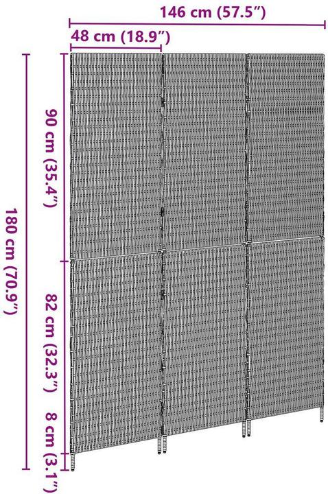 Actual product image vidaXL Raumteiler