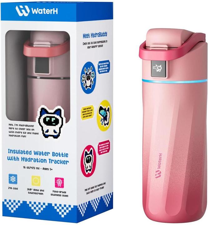 Actual product image WaterH - BOOST 16oz Chug Lid - Pink Fade (16oz./473ml) (0.47 l)