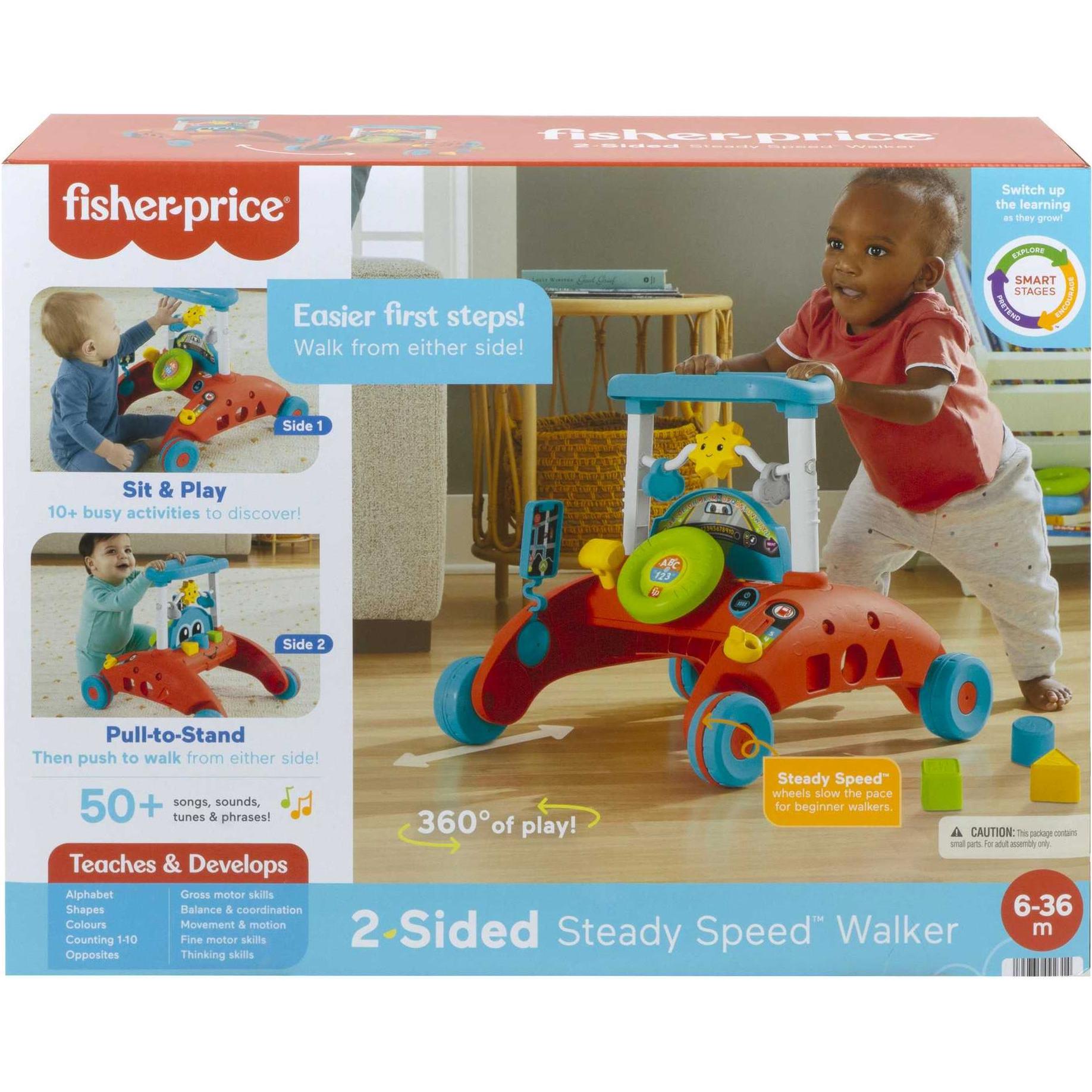 Thumbnail - Fisher-Price 2-Seiten Auto Lauflernwagen