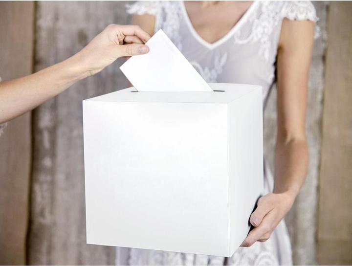 Produktbild Partydeco Kartenbox Uni (55 Stück)
