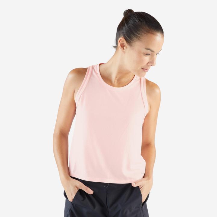 Actual product image Kiprun Lauf-Tanktop kurz Damen atmungsaktiv - Run 500 rosa (XL)