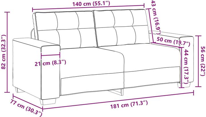 Image du produit vidaXL Canapé