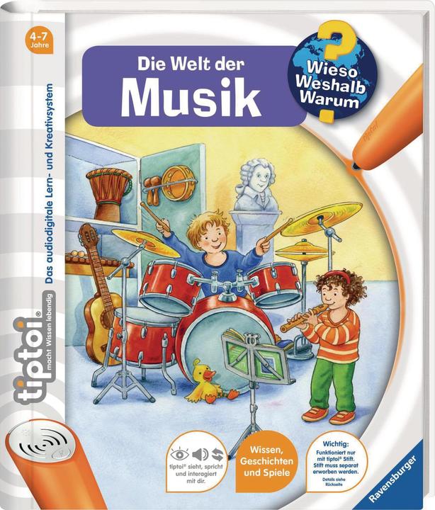 tiptoi Wieso? Weshalb? Warum? Die Welt der Musik (Deutsch, Hans-Günther Döring, Inka Friese)