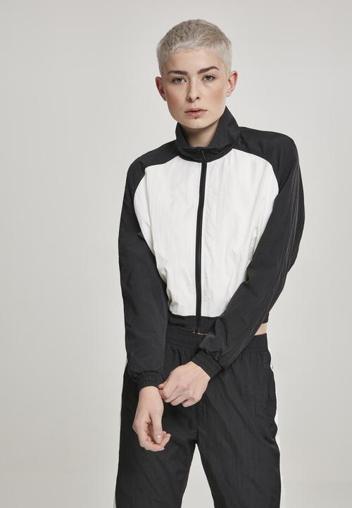 Actual product image Urban Classics Ladies Short Raglan Crinkle Batwing Jacket (M)