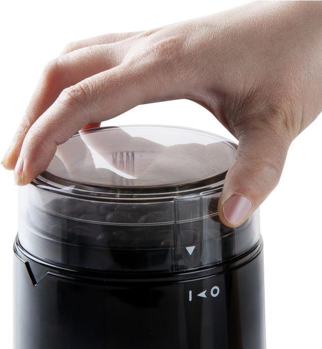 Actual product image Domo coffee grinder